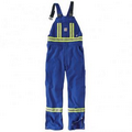 Men's Carhartt  Flame-Resistant Striped Duck Bib Overall (Unlined)
